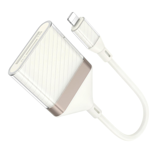 Перехідник Hoco UA40 2-in-1 Card Reader Lightning превью 6