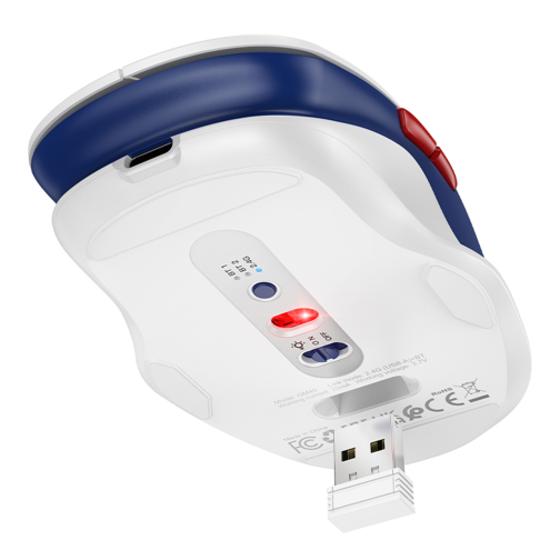 Бездротова Миша Hoco GM40 Dixon RGB dual-mode (rechargeable version) превью 8