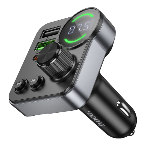 FM-трансмітер Hoco E86 USB-C PD30W+USB-A QC18W/TF/BT5.4 Total 48W превью 3