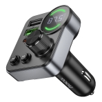 Купити FM-трансмітер Hoco E86 USB-C PD30W+USB-A QC18W/TF/BT5.4 Total 48W, 3