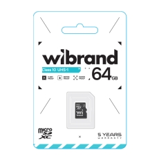 Купити Карта Пам'яті Wibrand MicroSDHC 64gb UHS-1 10 Class Купити Карта Пам'яті Wibrand MicroSDHC 64gb UHS-1 10 Class