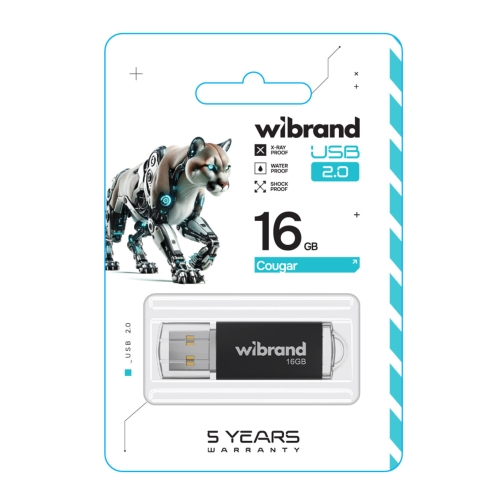 Купити USB флеш-накопичувач Wibrand 16gb Cougar, 2