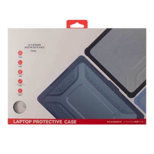Купить Накладка TPU+PC Hex Shield for MacBook Air 13" 2018/2020 （A2337 M1/A2179/A1932）, 2