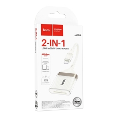 Купити Перехідник Hoco UA40A 2-in-1 Card Reader Type-C