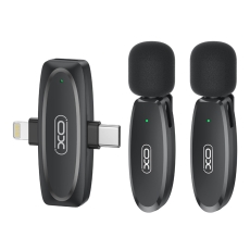 Купити Мікрофон Петличний Бездротовий  XO MKF010 Twin Type-C+IP