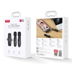 Купити Мікрофон Петличний Бездротовий  XO MKF010 Twin Type-C+IP