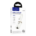 Купить Переходник Hoco UA41B Type-C to Ethernet adapter (100 Mbps), 2
