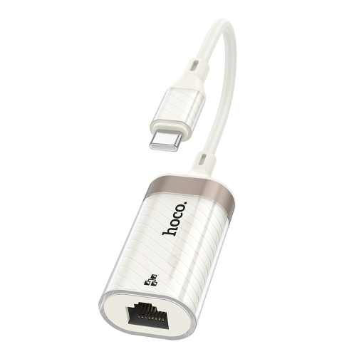 Купить Переходник Hoco UA41B Type-C to Ethernet adapter (100 Mbps), 3