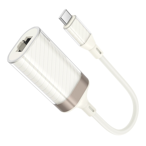 Купить Переходник Hoco UA41B Type-C to Ethernet adapter (100 Mbps), 6