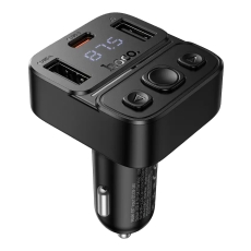 Купити FM-трансмітер Hoco E87 USB-C PD20W+USB 15W/BT5.4 Total 35W Купити FM-трансмітер Hoco E87 USB-C PD20W+USB 15W/BT5.4 Total 35W