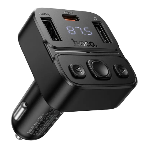 Купити FM-трансмітер Hoco E87 USB-C PD20W+USB 15W Total 35W, 3