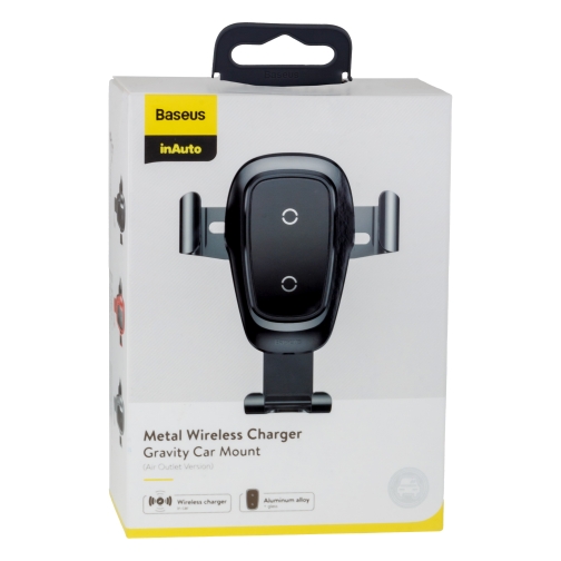 Купити Автотримач Baseus Metal Wireless Charger Gravity WXYL-B