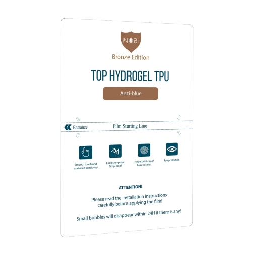Купити ПОШТУЧНО Гідрогель плівка iNobi BRONZE PB-003 / (глянець анти-синій)(EOL)