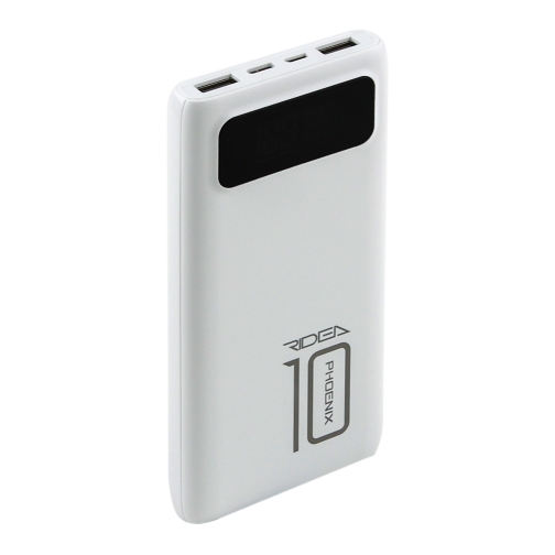 Купити Універсальна Мобільна Батарея Power Bank Ridea RP-D10L Phoenix10 10W digital display + lamp 10000 mAh, 4