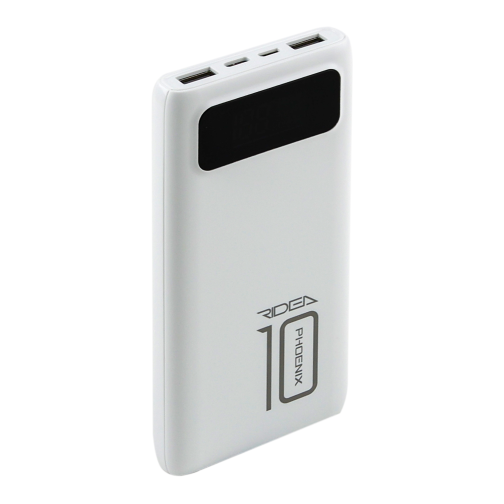 Універсальна Мобільна Батарея Power Bank Ridea RP-D10L Phoenix10 10W digital display + lamp 10000 mAh превью 4