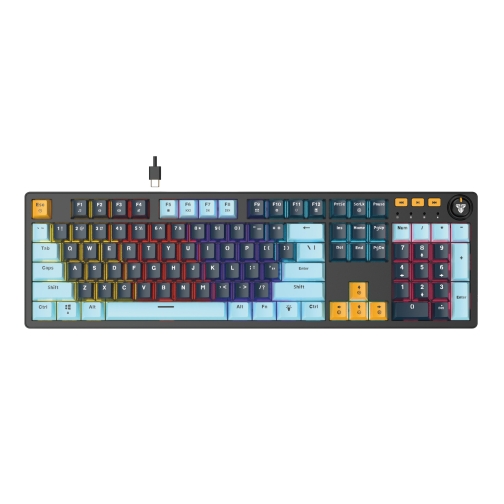 Купить Клавиатура Игровая FANTECH ATOM107S MK893S MIZU Blue Switch, 3