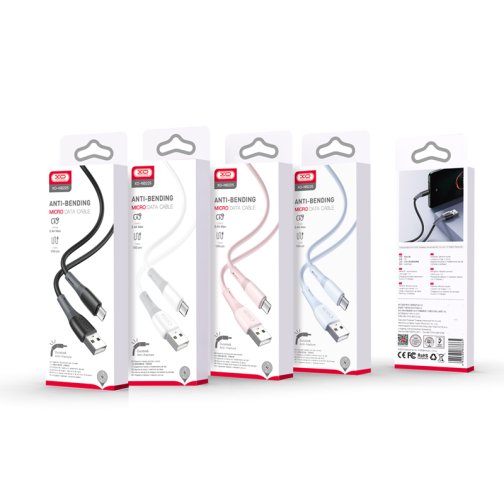 Купити Кабель USB XO NB225 Silicone two-color Micro