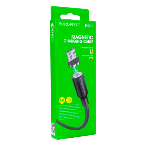 Кабель USB Borofone BX41 Amiable magnetic Micro
