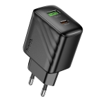 Купити Мережевий Зарядний Пристрій Hoco CS25A 1USB-C/1USB PD/QC 20W