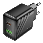 Купити Мережевий Зарядний Пристрій Hoco CS25A 1USB-C/1USB PD/QC 20W, 5