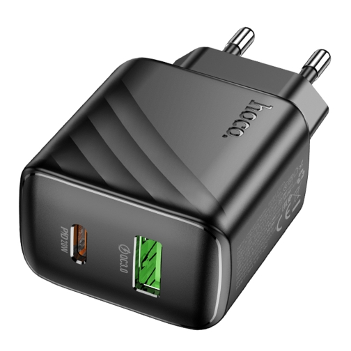 Купити Мережевий Зарядний Пристрій Hoco CS25A 1USB-C/1USB PD/QC 20W, 7