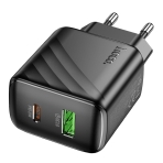 Купити Мережевий Зарядний Пристрій Hoco CS25A 1USB-C/1USB PD/QC 20W, 7