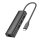 Купити Хаб USB Hoco HB42 4-in-1 (Type-C to USB3.0*3+RJ45 1Gbps) (L=0.2M)