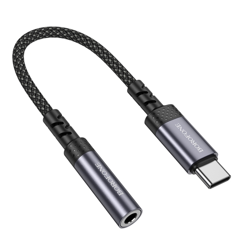 Купити Перехідник Borofone BV24 Type-C to AUX 3.5mm (female) 15cm, 3