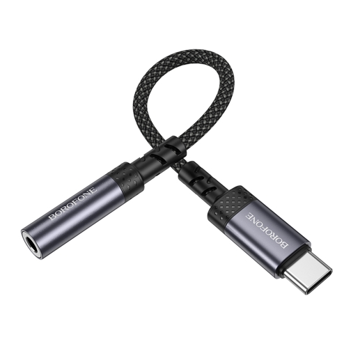 Купити Перехідник Borofone BV24 Type-C to AUX 3.5mm (female) 15cm, 6
