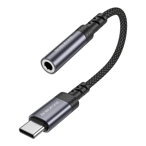 Купити Перехідник Borofone BV24 Type-C to AUX 3.5mm (female) 15cm, 7