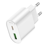 Купити Мережевий Зарядний Пристрій Hoco C109A 1USB-C/1USB PD/QC 20W