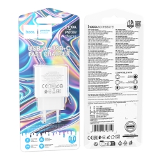 Купити Мережевий Зарядний Пристрій Hoco C109A 1USB-C/1USB PD/QC 20W