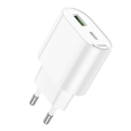 Купити Мережевий Зарядний Пристрій Hoco C109A 1USB-C/1USB PD/QC 20W, 5