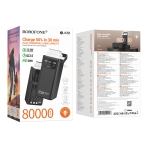 Купить Power Bank Borofone BJ65B High 22.5W+PD20W+four-cables 80000mAh, 2