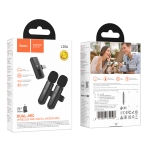 Купити Мікрофон Петличний Бездротовий Hoco L20A Dual-mic iP/Type-C, 2