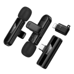 Купити Мікрофон Петличний Бездротовий Hoco L20A Dual-mic iP/Type-C, 3