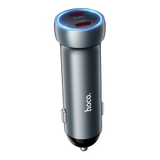Купити Автомобільний Зарядний Пристрій Hoco Z54B 2USB-C QC/PD30W+30W Total 60W