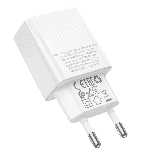 Мережевий Зарядний Пристрій Borofone BAS71A 1USB 2.1A превью 8