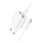 Купити Мережевий Зарядний Пристрій Hoco C109A 1USB-C/1USB PD/QC 20W+Type-C to Type-C, 5