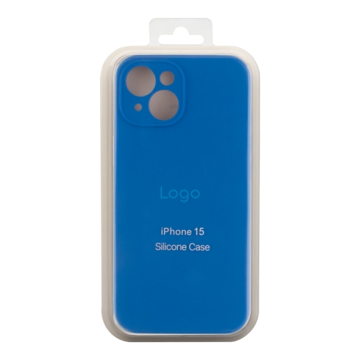 Купити Чохол Silicone Case Full Size with Frame для iPhone 15 М'ята упаковка, 3