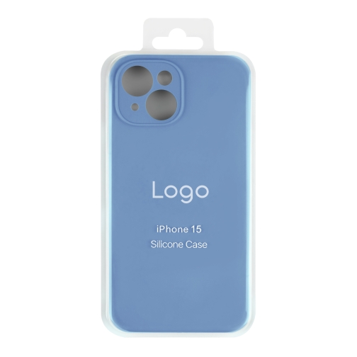 Купити Чохол Silicone Case Full Size with Frame для iPhone 15 М'ята упаковка, 4
