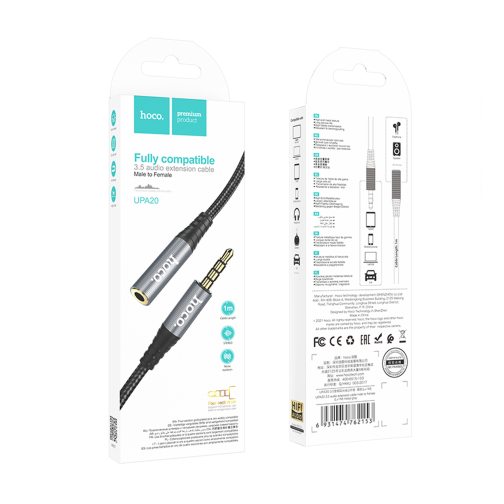 Кабель Aux Hoco UPA20 3.5 audio extension cable превью 2