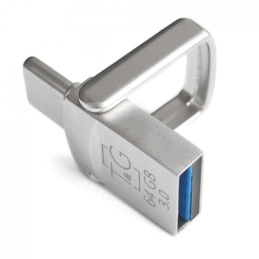 USB OTG флеш-накопичувач -Type C 64GB T&G металева серія 104 превью 3