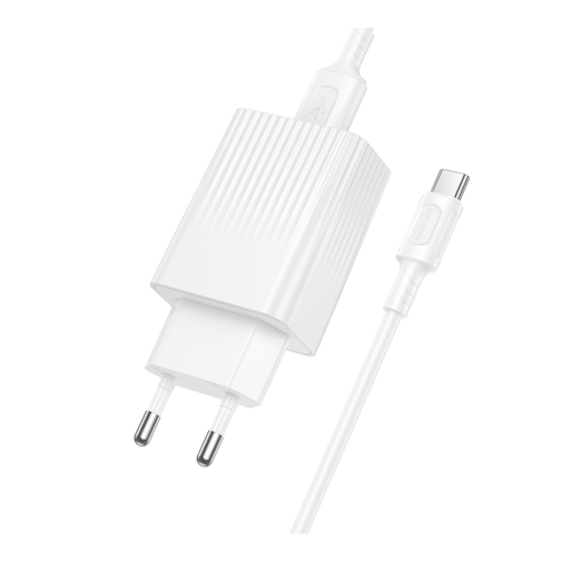 Мережевий Зарядний Пристрій Borofone BAS72A 1USB QC 18W+USB to Type-C превью 6