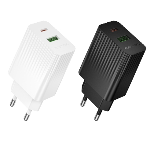 Купити Мережевий Зарядний Пристрій Borofone BAS76A 1USB-C/1USB PD/QC 30W