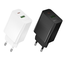 Купить Сетевое Зарядное Устройство Borofone BAS76A 1USB-C/1USB PD/QC 30W Купить Сетевое Зарядное Устройство Borofone BAS76A 1USB-C/1USB PD/QC 30W