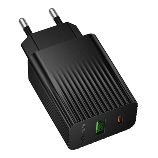 Мережевий Зарядний Пристрій Borofone BAS76A 1USB-C/1USB PD/QC 30W превью 5