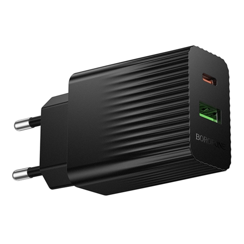Купити Мережевий Зарядний Пристрій Borofone BAS76A 1USB-C/1USB PD/QC 30W, 7