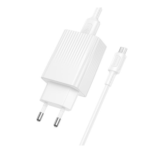 Купить Сетевое Зарядное Устройство Borofone BAS72A 1USB QC 18W+USB to Micro, 6
