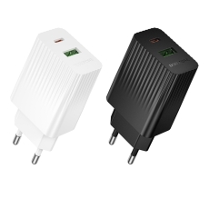 Купити Мережевий Зарядний Пристрій Borofone BAS74A 1USB-C/1USB PD/QC 20W Купити Мережевий Зарядний Пристрій Borofone BAS74A 1USB-C/1USB PD/QC 20W